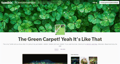 Desktop Screenshot of greencarpetchallenge.tumblr.com