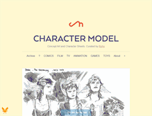 Tablet Screenshot of charactermodel.tumblr.com