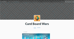 Desktop Screenshot of cardboardwars.tumblr.com