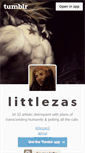 Mobile Screenshot of littlezas.tumblr.com