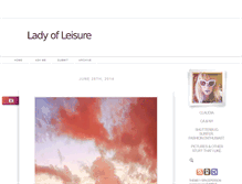 Tablet Screenshot of leisurelady.tumblr.com