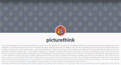 Desktop Screenshot of picturethink.tumblr.com