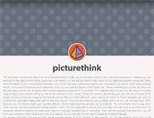 Tablet Screenshot of picturethink.tumblr.com