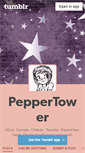 Mobile Screenshot of peppertower.tumblr.com