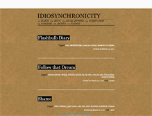 Tablet Screenshot of idiosynchronicity.tumblr.com