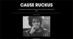 Desktop Screenshot of causeruckus.tumblr.com