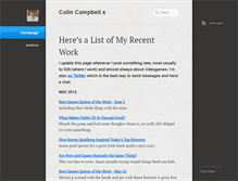 Tablet Screenshot of colincampbellx.tumblr.com