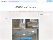 Tablet Screenshot of jmzconstruction2.tumblr.com
