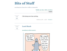 Tablet Screenshot of bits-of-stuff.tumblr.com