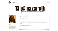 Desktop Screenshot of 13ofnazareth.tumblr.com