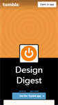 Mobile Screenshot of design.tumblr.com