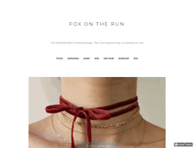 Tablet Screenshot of foxontherun.tumblr.com