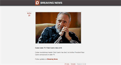 Desktop Screenshot of breakingnews.tumblr.com