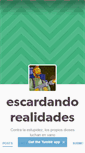 Mobile Screenshot of escardandorealidades.tumblr.com