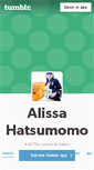 Mobile Screenshot of alissahatsumomo.tumblr.com