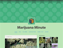Tablet Screenshot of marijuanaminute.tumblr.com
