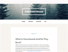 Tablet Screenshot of einbahnstrasse.tumblr.com