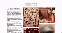 Desktop Screenshot of golden--ponies.tumblr.com