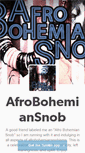 Mobile Screenshot of afrobohosnob.tumblr.com