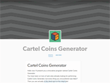Tablet Screenshot of cartelcoins-generator.tumblr.com