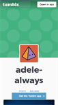 Mobile Screenshot of adele-always.tumblr.com