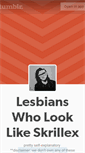 Mobile Screenshot of fylesbianswholooklikeskrillex.tumblr.com