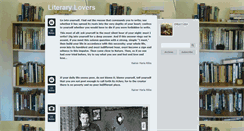 Desktop Screenshot of literarylovers.tumblr.com