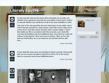 Tablet Screenshot of literarylovers.tumblr.com