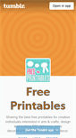 Mobile Screenshot of free-printables.tumblr.com