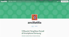Desktop Screenshot of ancillatilia.tumblr.com
