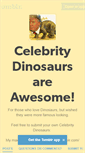 Mobile Screenshot of celebritydinosaurs.tumblr.com