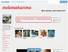 Tablet Screenshot of melomakarona.tumblr.com