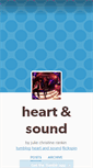 Mobile Screenshot of heartandsound.tumblr.com