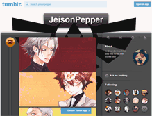 Tablet Screenshot of jeisonpepper.tumblr.com