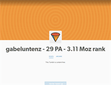 Tablet Screenshot of gabeluntenz.tumblr.com