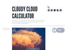 Tablet Screenshot of cloudycloudcalculator.tumblr.com