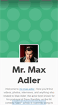 Mobile Screenshot of mr-max-adler.tumblr.com