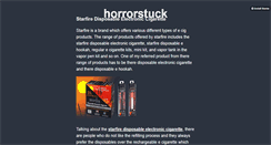 Desktop Screenshot of horrorstuck.tumblr.com