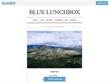 Tablet Screenshot of bluelunchbox.tumblr.com