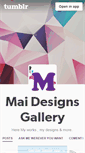 Mobile Screenshot of mai-designs.tumblr.com