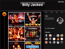 Tablet Screenshot of billyjacked.tumblr.com