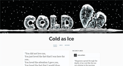 Desktop Screenshot of misscoldasice.tumblr.com