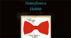 Desktop Screenshot of hobbitnotes.tumblr.com