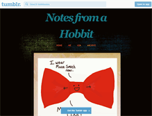 Tablet Screenshot of hobbitnotes.tumblr.com