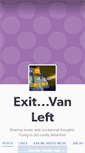 Mobile Screenshot of exitvanleft.tumblr.com