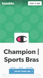 Mobile Screenshot of championsportsbras.tumblr.com