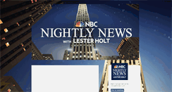 Desktop Screenshot of nbcnightlynews.tumblr.com