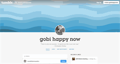 Desktop Screenshot of gobihappynow.tumblr.com