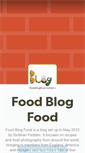 Mobile Screenshot of foodblogfood.tumblr.com