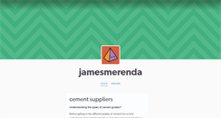 Desktop Screenshot of jamesmerenda.tumblr.com